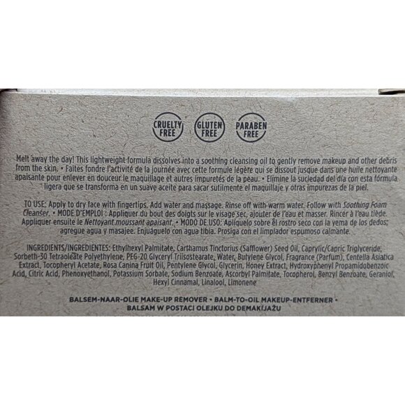 Sei Bella Balm To Oil Makeup Eraser 2.6 Oz Honey & Rose Skin Soothing Recovery - Picture 3 of 3